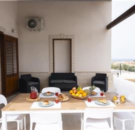 3 bedroom villa with pool & sea views, Cornino, sleeps 6-7